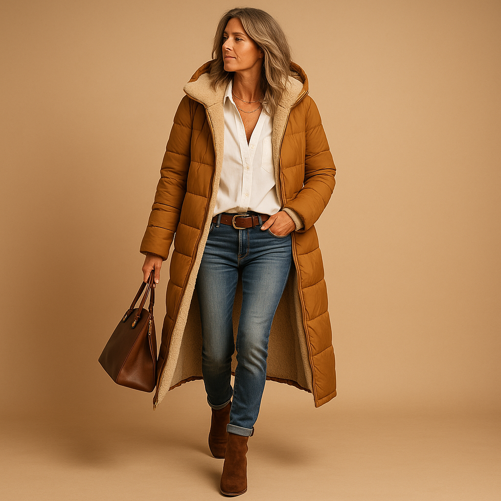 Lange Dames Winterjas – Elegante en Warme Jas voor Stijlvolle Dagen