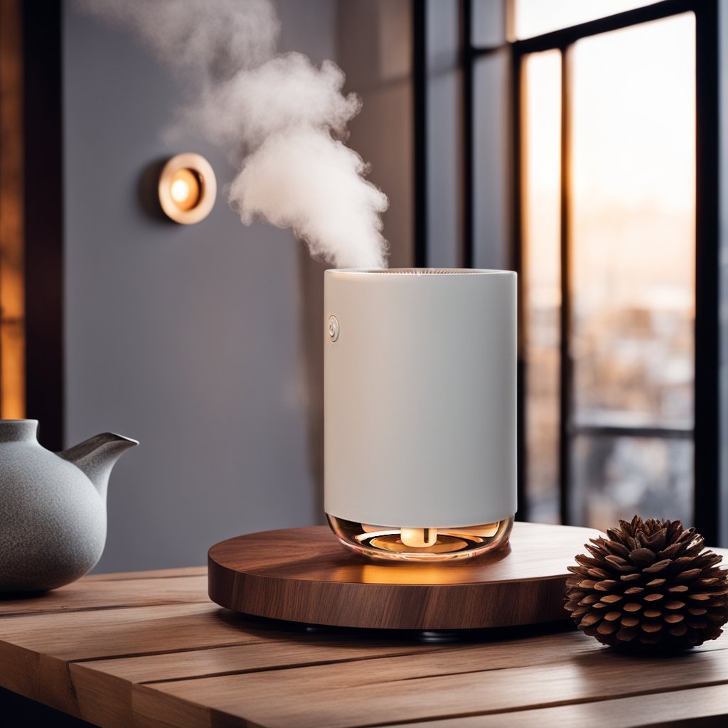 MistFris Mini Luchtbevochtiger – Fluisterstil en USB-aangedreven (2W)