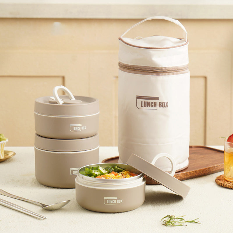 ThermoBox Isolerende Lunchbox – 4 Laags Met Gratis Draagtas