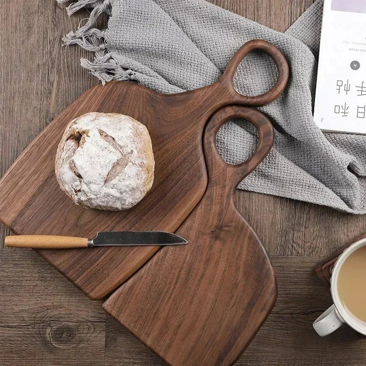 Luxe Walnoot Snij- en Serveerplank Set Waldré – 2-Delig