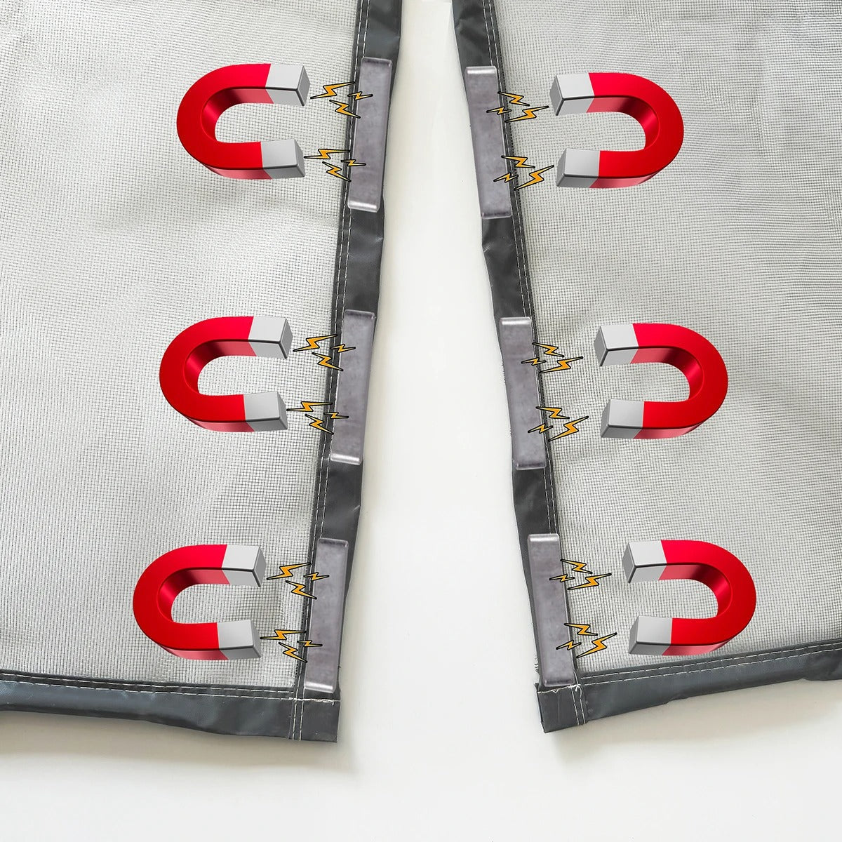 Slim Magnetisch Deurgordijn tegen Insecten – Automatisch Sluitend