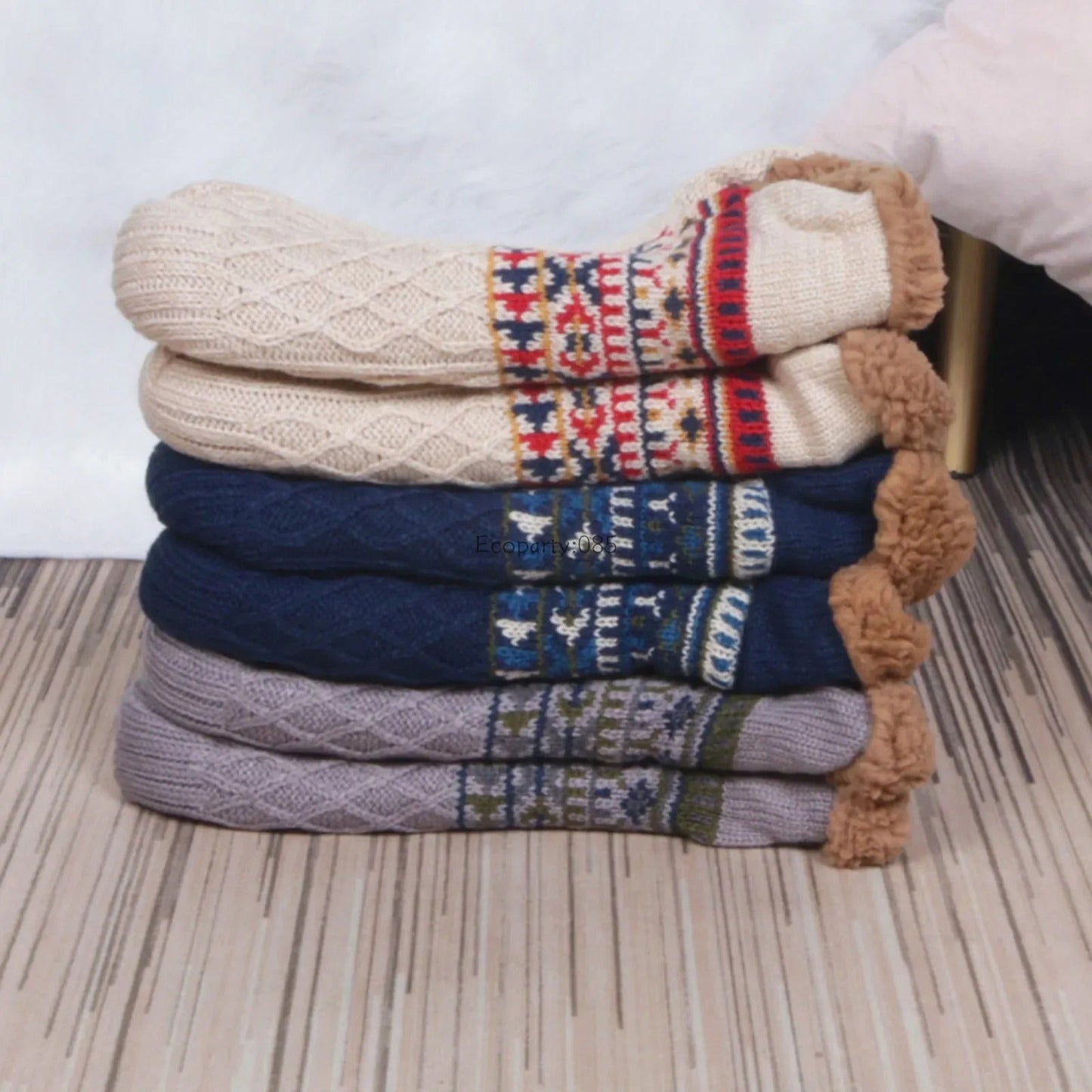 WarmGrip – Warme Antislip Wintersokken voor Thuisgebruik (Unisex)