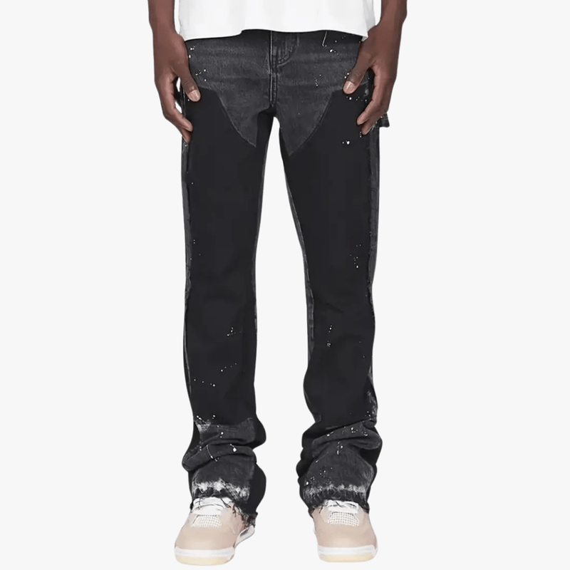 UrbanVibe Spijkerbroek – Relaxed Fit met Verfvlekken en Streetlook