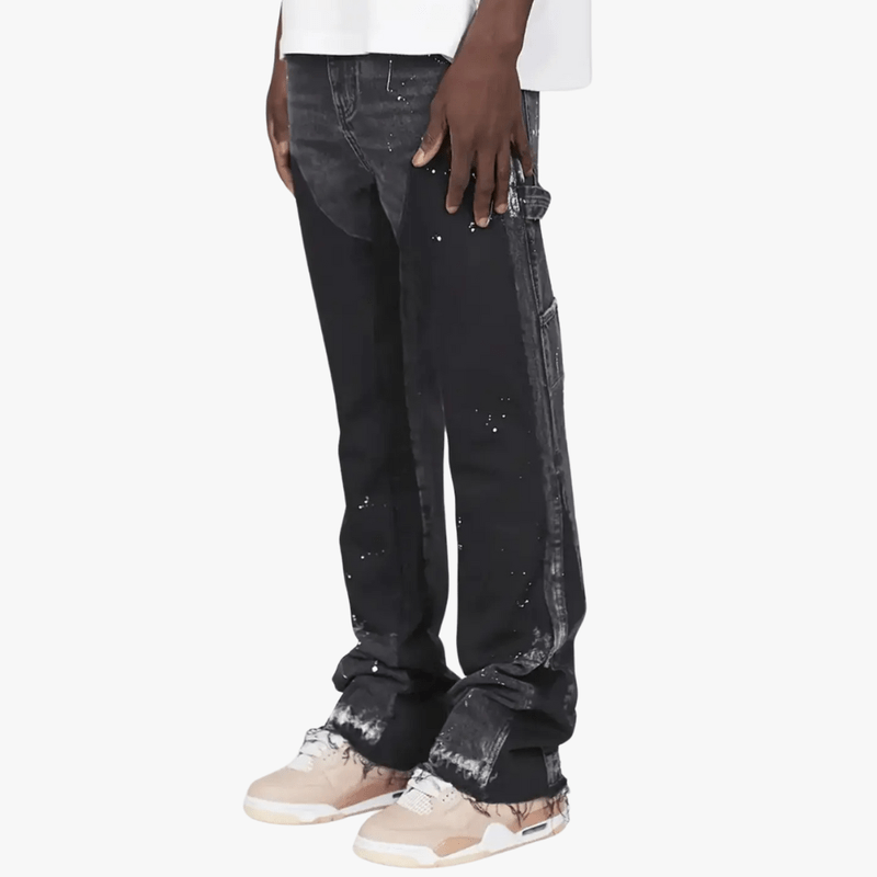 UrbanVibe Spijkerbroek – Relaxed Fit met Verfvlekken en Streetlook