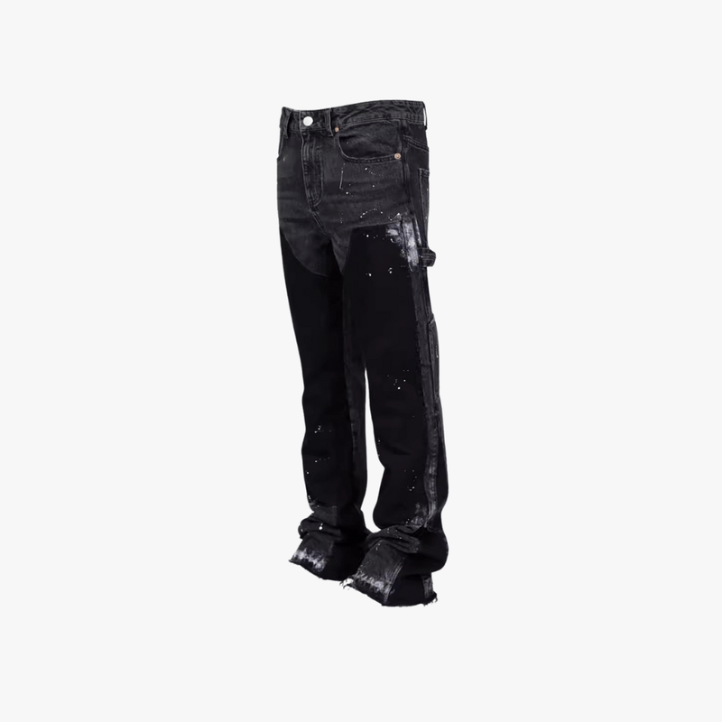 UrbanVibe Spijkerbroek – Relaxed Fit met Verfvlekken en Streetlook
