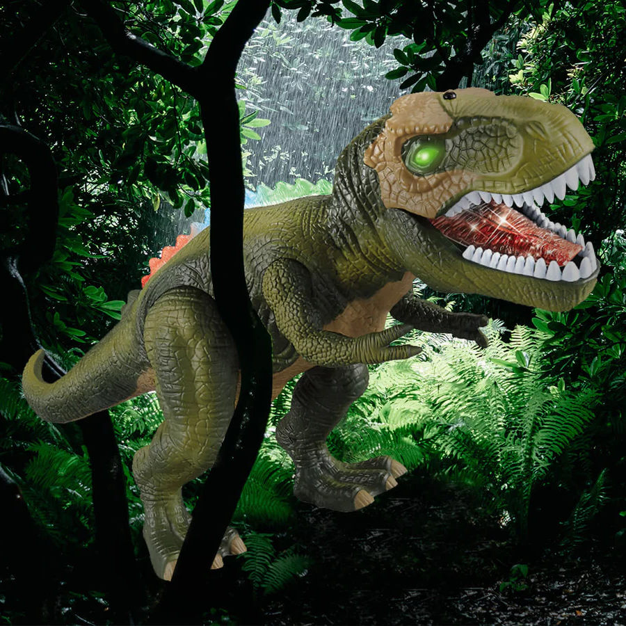 DinoAvontuur – Afstandsbediening Dinosaurusspeelgoed met Licht en Geluid