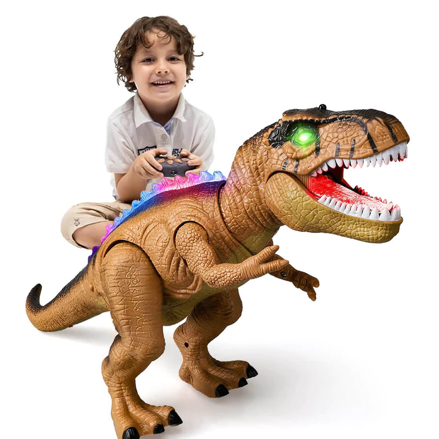 DinoAvontuur – Afstandsbediening Dinosaurusspeelgoed met Licht en Geluid