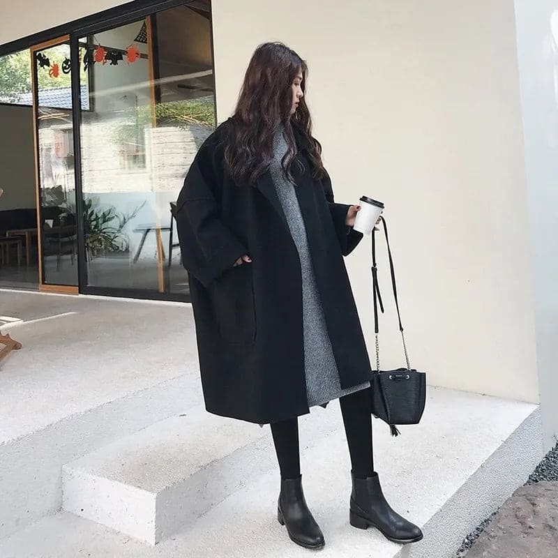 Aura Wolmix Trenchcoat – Oversized damesjas met elegante pasvorm