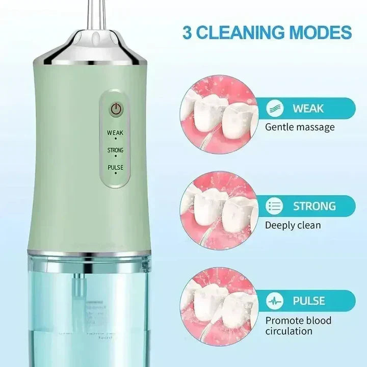Oplaadbare Draadloze Waterflosser AquaSmile – Professionele Mondverzorging Thuis en Onderweg