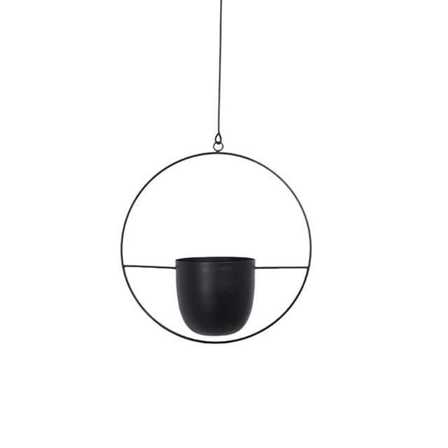 FloraFrame – Elegante Metalen Plantenhouder voor aan Muur of Plafond