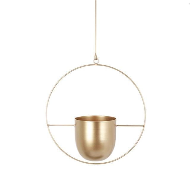FloraFrame – Elegante Metalen Plantenhouder voor aan Muur of Plafond