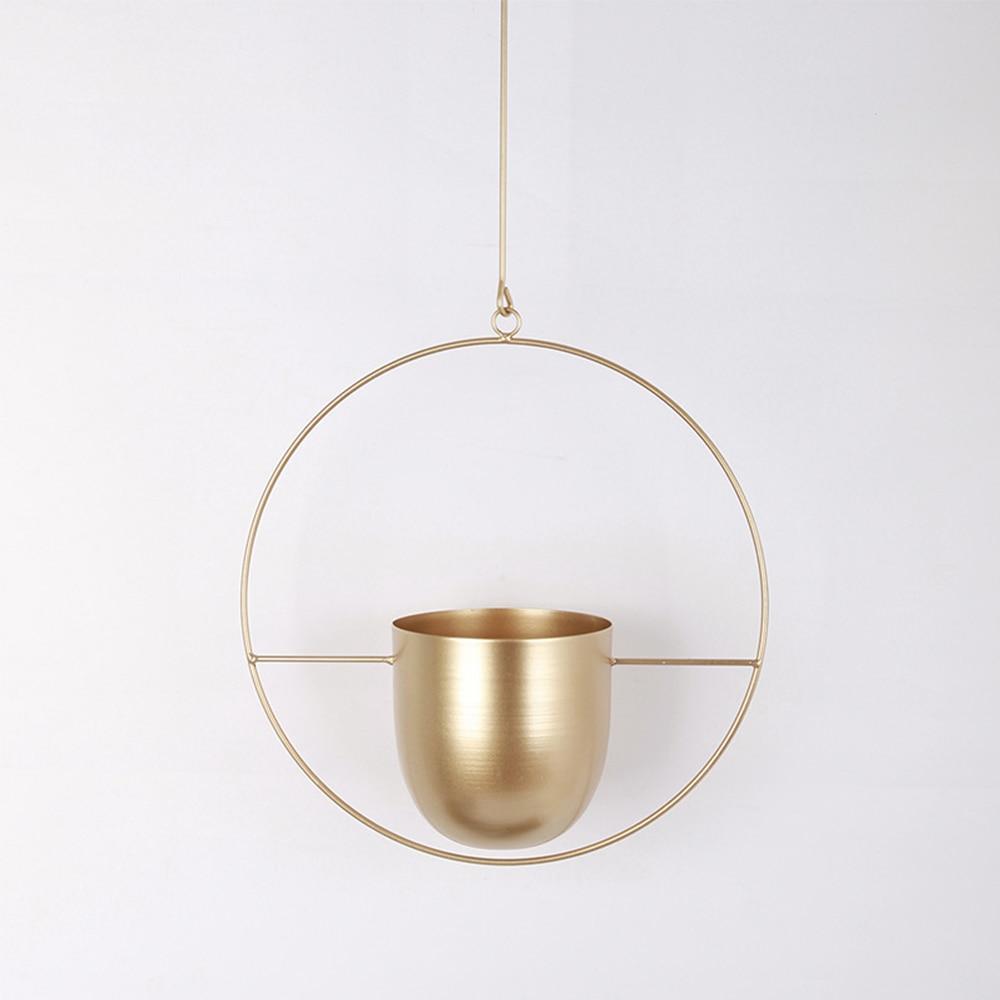 FloraFrame – Elegante Metalen Plantenhouder voor aan Muur of Plafond