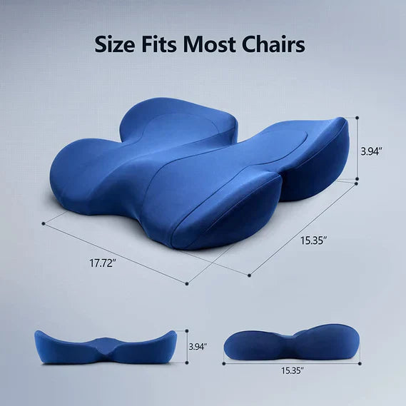 OrthoComfort Zitkussen met Traagschuim en Ergonomische Vorm
