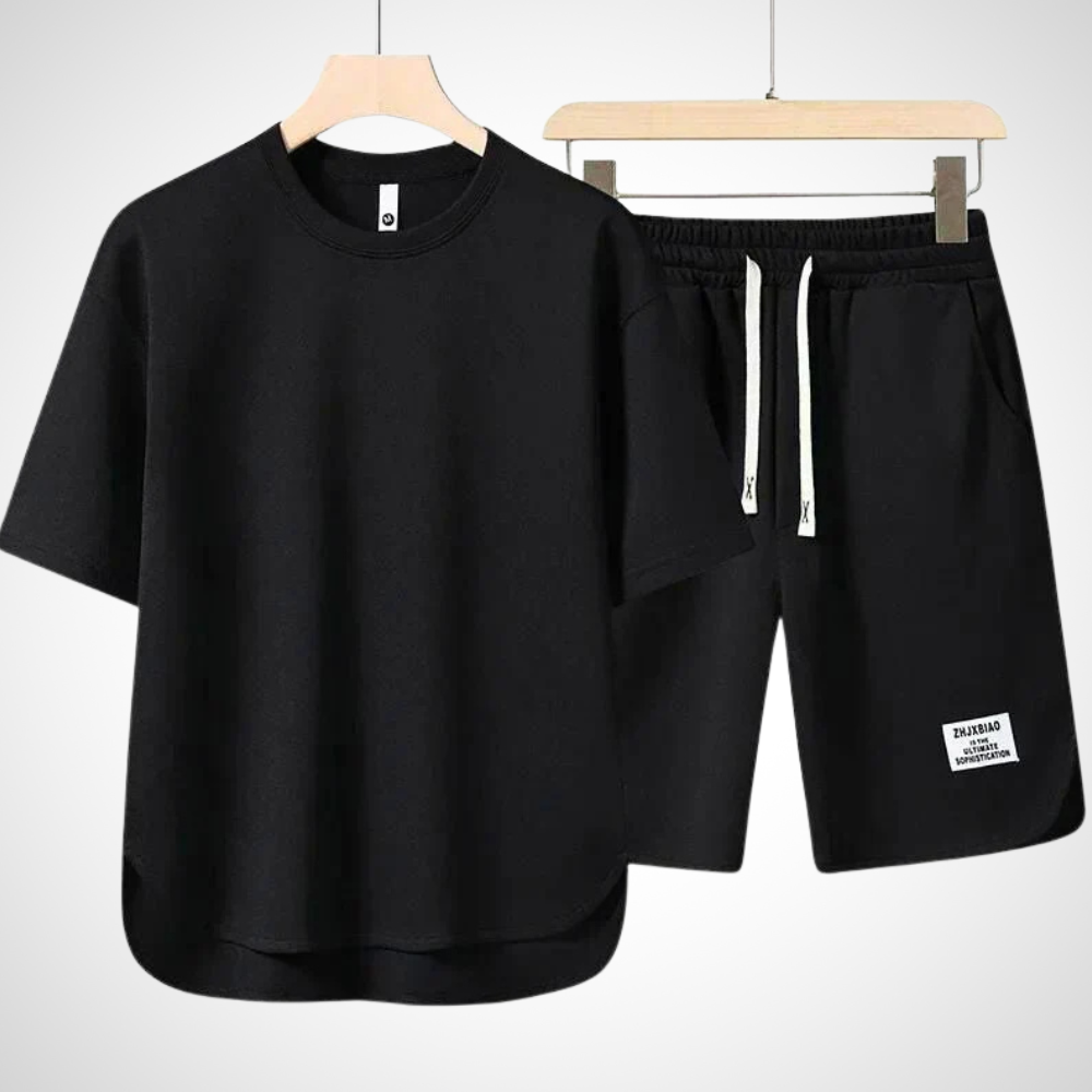 RelaxWear Heren Zomerset met Oversized T-shirt en Comfortshort