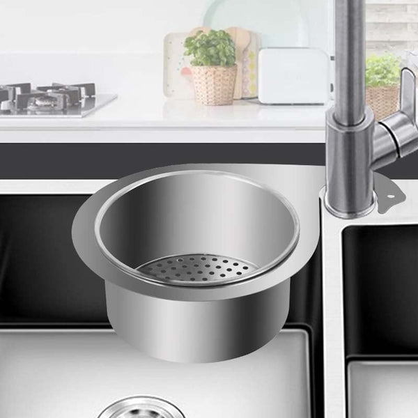 DrainGuard RVS Gootsteenfilter – Voedselvanger & Anti-Verstoppingsmandje voor Keuken