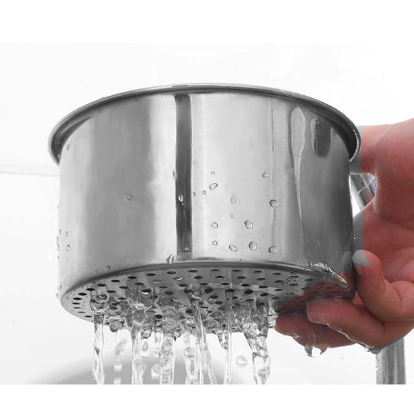 DrainGuard RVS Gootsteenfilter – Voedselvanger & Anti-Verstoppingsmandje voor Keuken