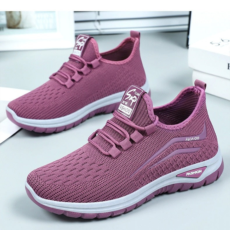 Lichtgewicht Dames Sportsneakers met Elastische Sluiting – De Dagcomfort Runner
