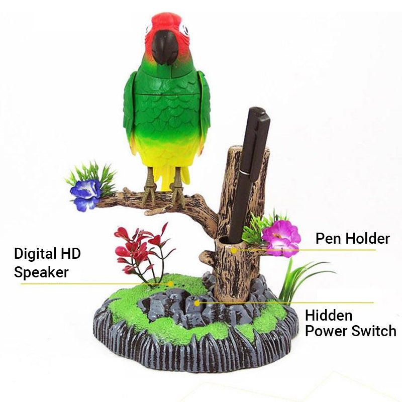 Interactieve Tjilpende Vogel met Stemgestuurde Bewegingen