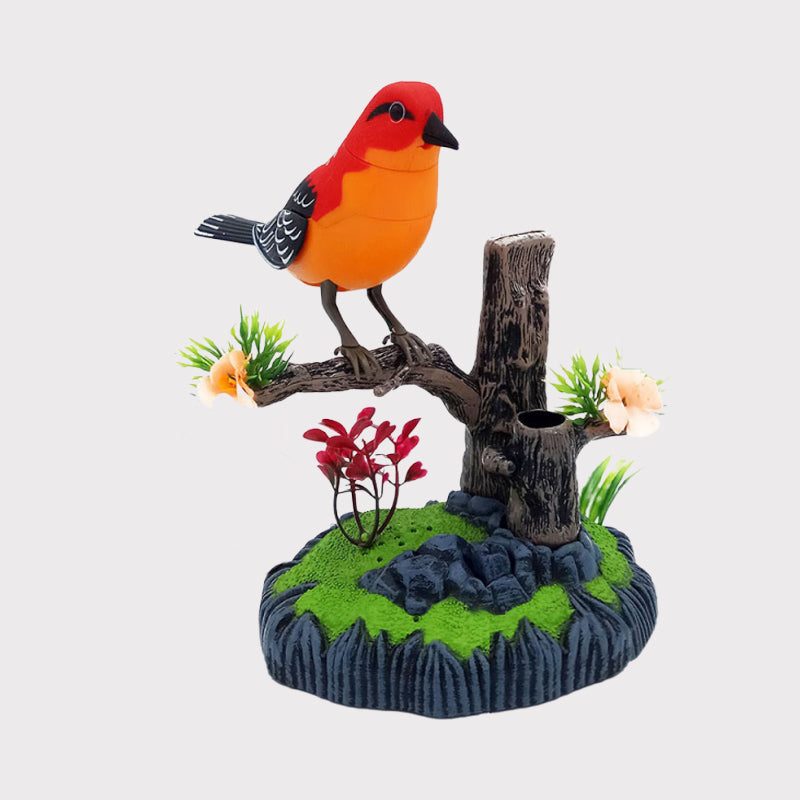 Interactieve Tjilpende Vogel met Stemgestuurde Bewegingen