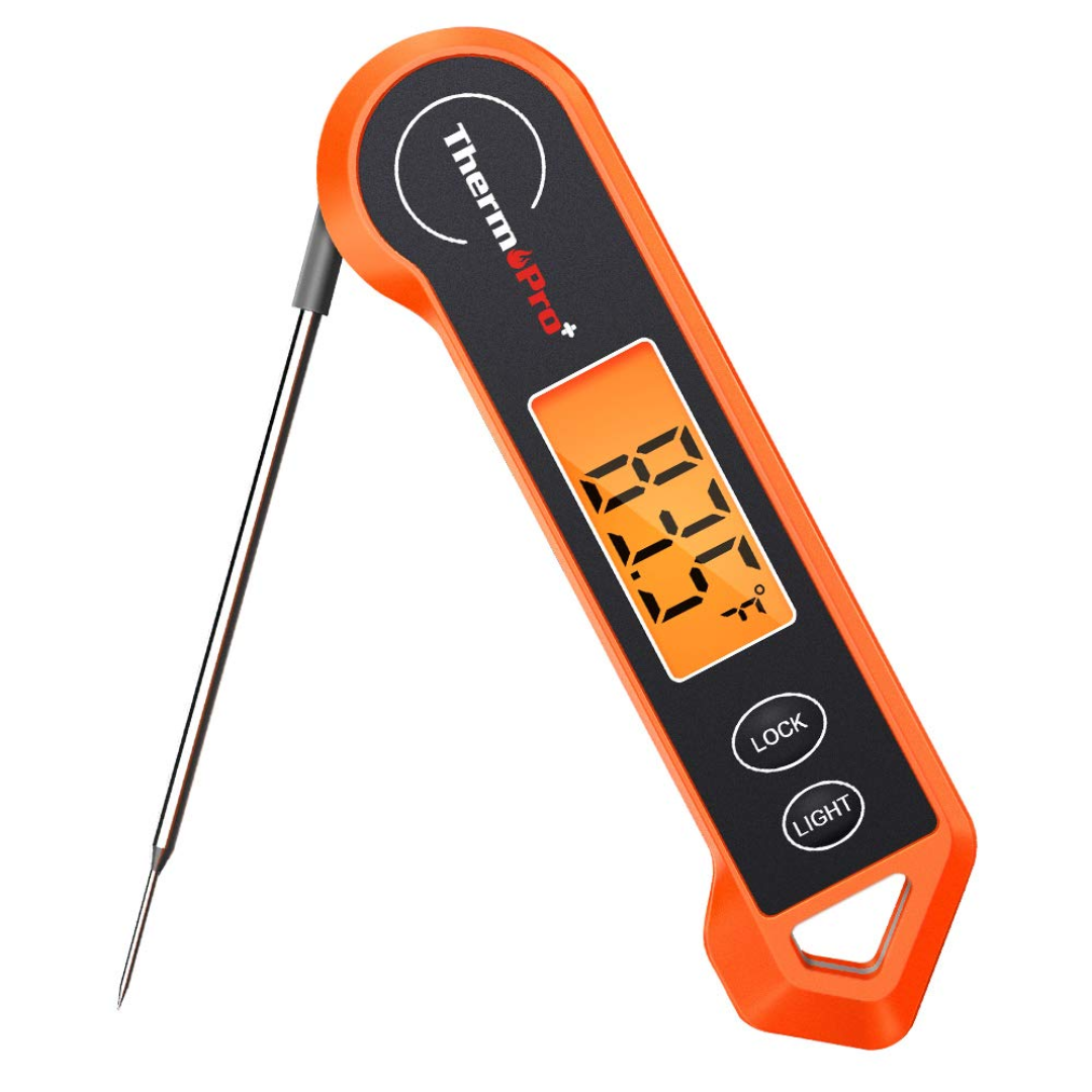 Digitale Vleesthermometer – Waterdicht, Directe Meting & Ambidextrisch Ontwerp