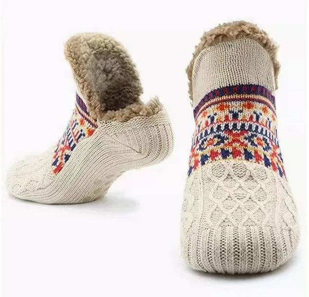 WarmGrip – Warme Antislip Wintersokken voor Thuisgebruik (Unisex)