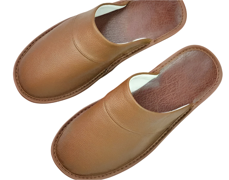 Vironzo Leren Herenslippers – Warme pantoffels voor heren – Comfort en stijl voor thuisgebruik in de winter