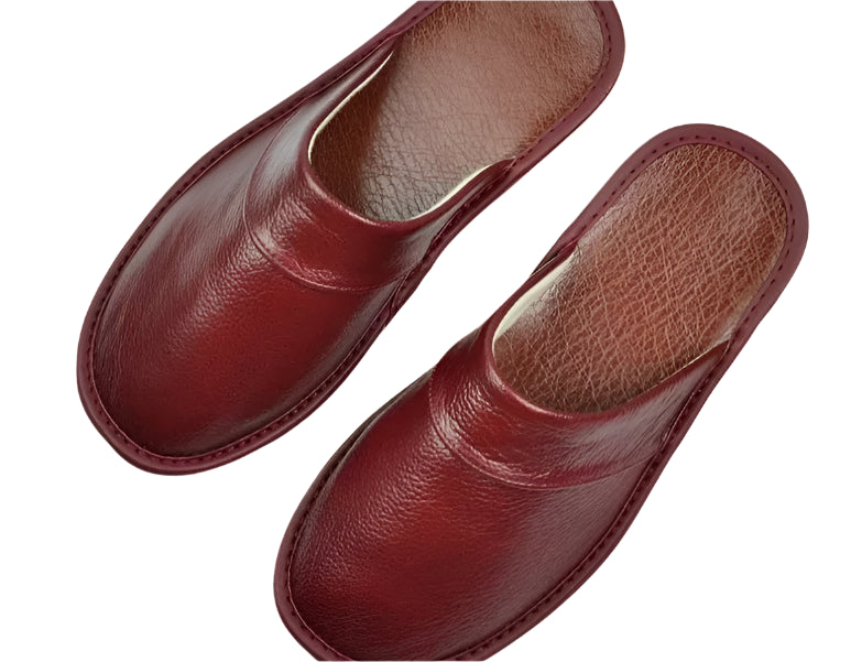 Vironzo Leren Herenslippers – Warme pantoffels voor heren – Comfort en stijl voor thuisgebruik in de winter