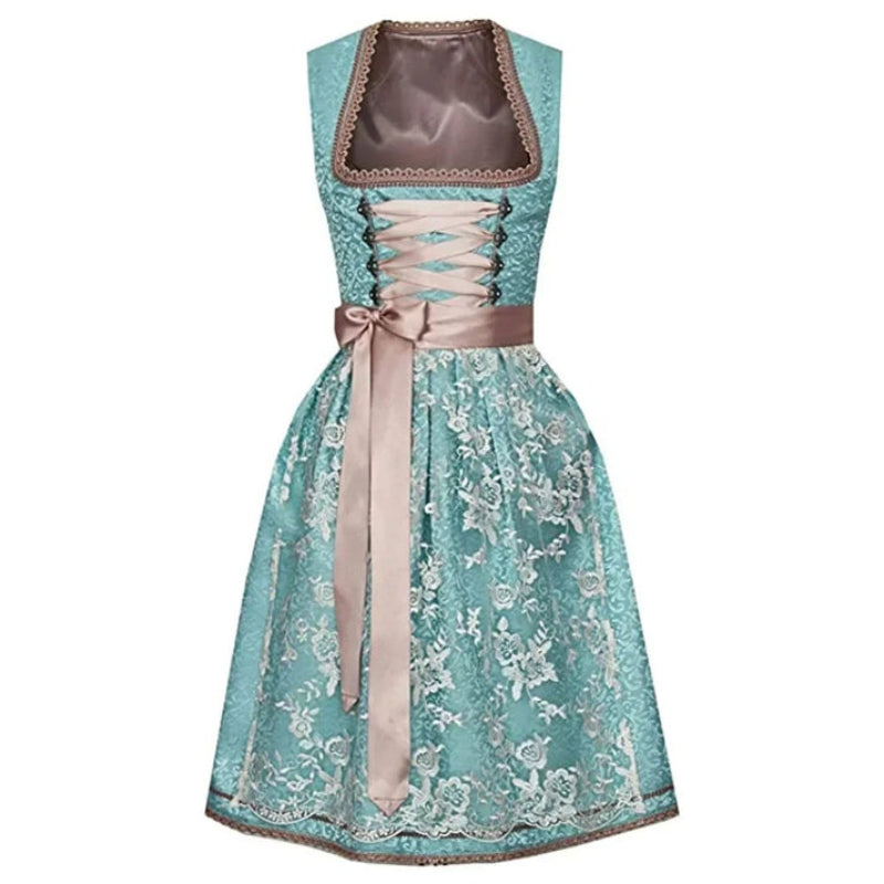 Helena Dirndl Kostuum met Korte Mouwen – Traditionele Oktoberfest Jurk