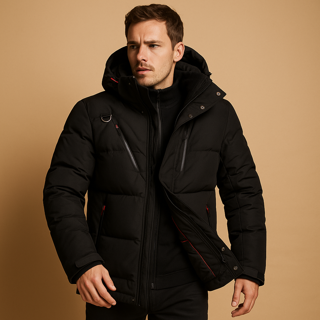Rubano Donsparka voor Heren – Warm, Comfortabel en Stijlvol