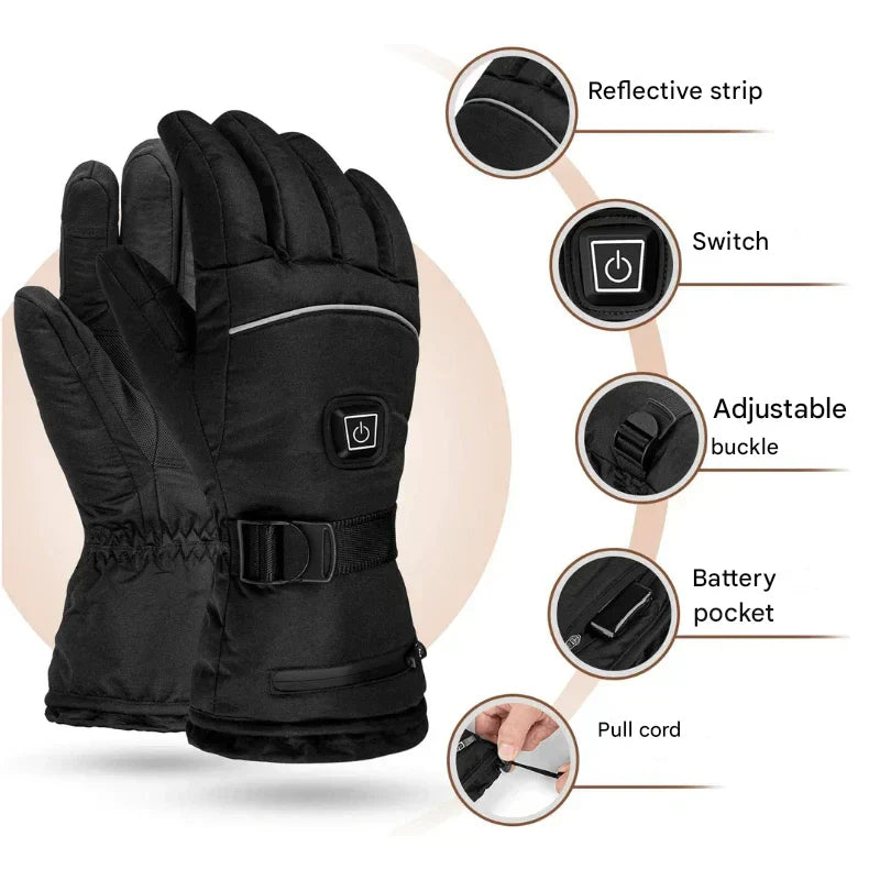 WarmHand Pro – Waterdichte Elektrische Verwarmde Handschoenen met Touchscreen