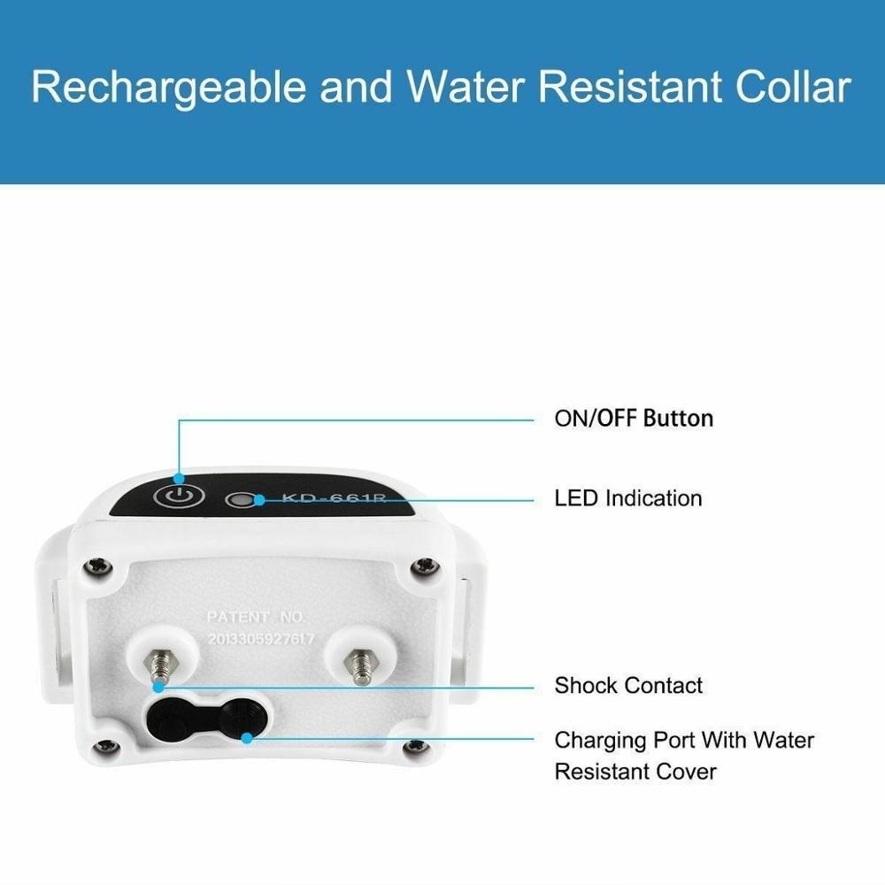 Draadloos Hondenhek Systeem – Oplaadbare Waterdichte Halsband voor Veilige Afbakening