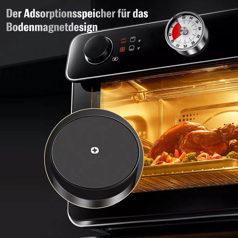Roestvrijstalen Keuken Timer met Magnetische Bevestiging