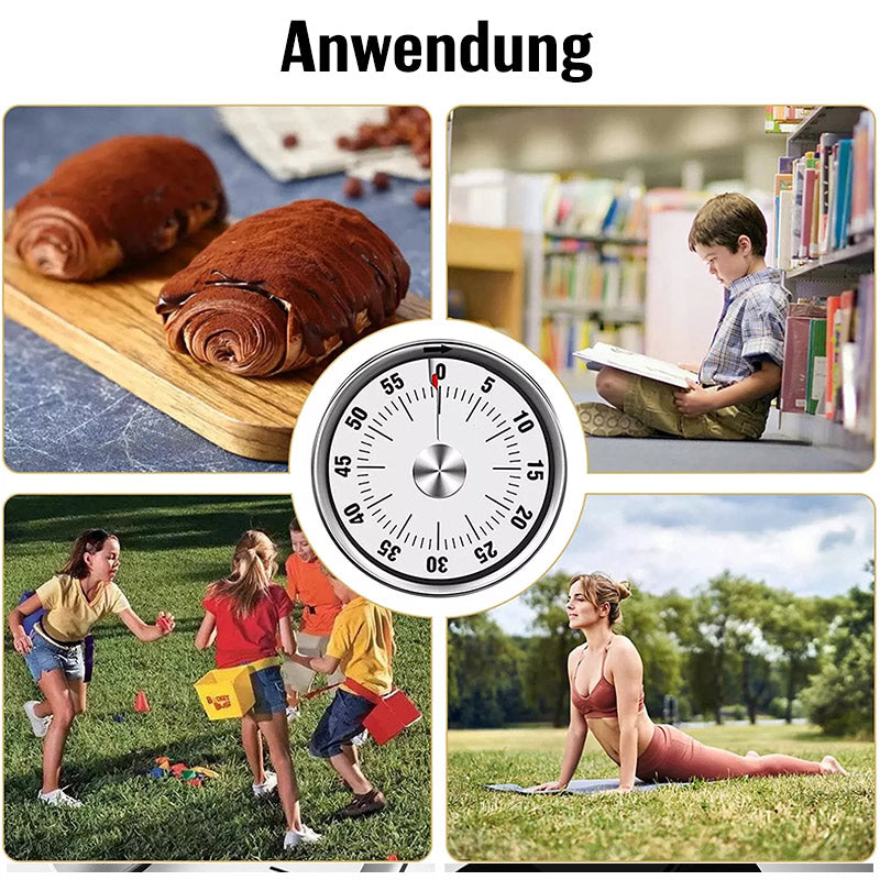 Roestvrijstalen Keuken Timer met Magnetische Bevestiging