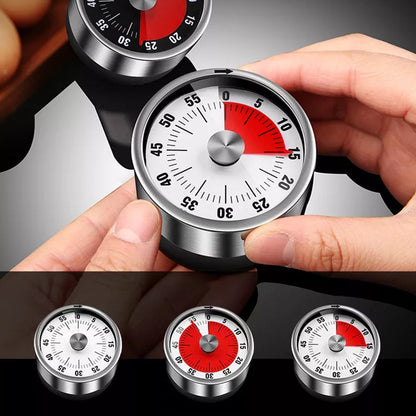 Roestvrijstalen Keuken Timer met Magnetische Bevestiging