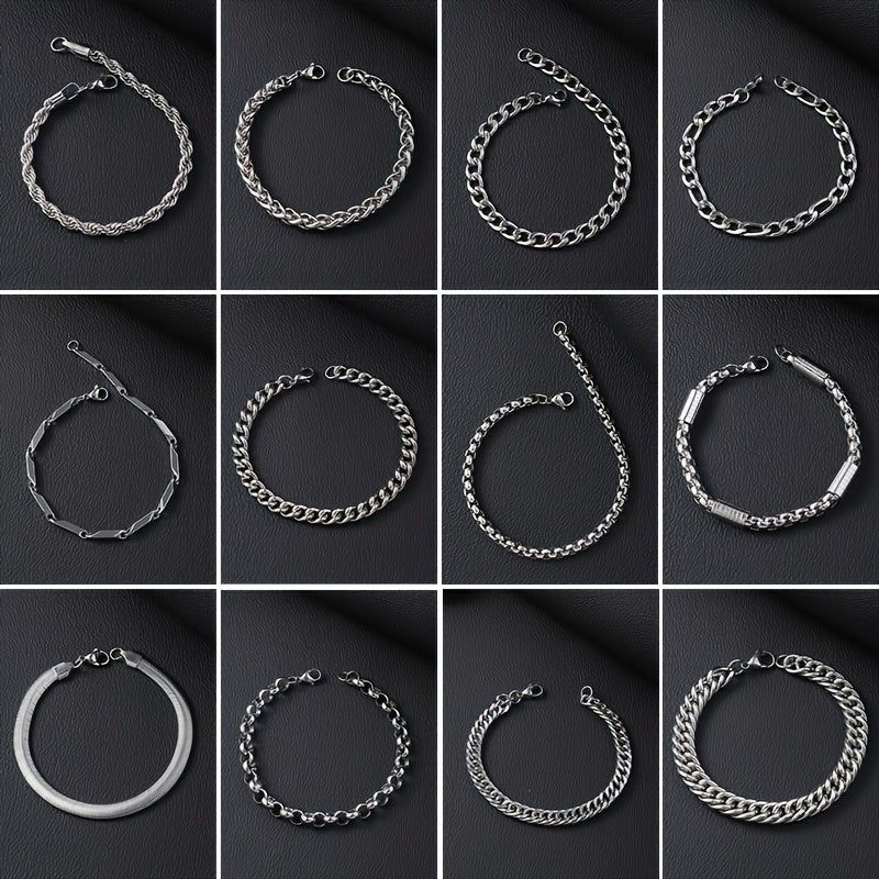 SteelVibe Hiphop Ketting – Roestvrijstalen Halsketting zonder Hanger