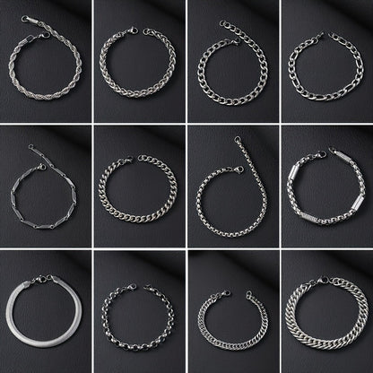 SteelVibe Hiphop Ketting – Roestvrijstalen Halsketting zonder Hanger