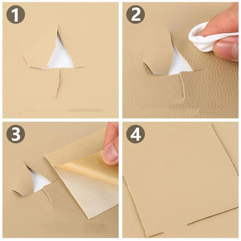 ReviLeer Zelfklevende PU-Leren Patch – Waterdichte Reparatiepleister voor Meubels