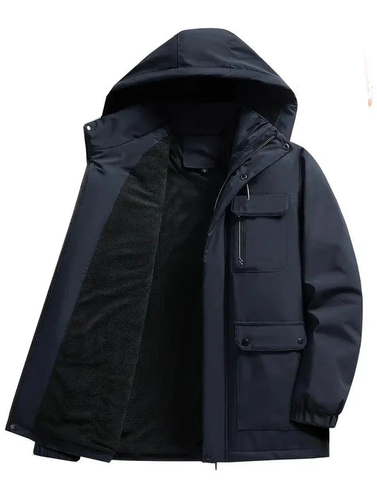 StormShield Winterjas – Waterdichte Gewatteerde Jas met Ademend Comfort
