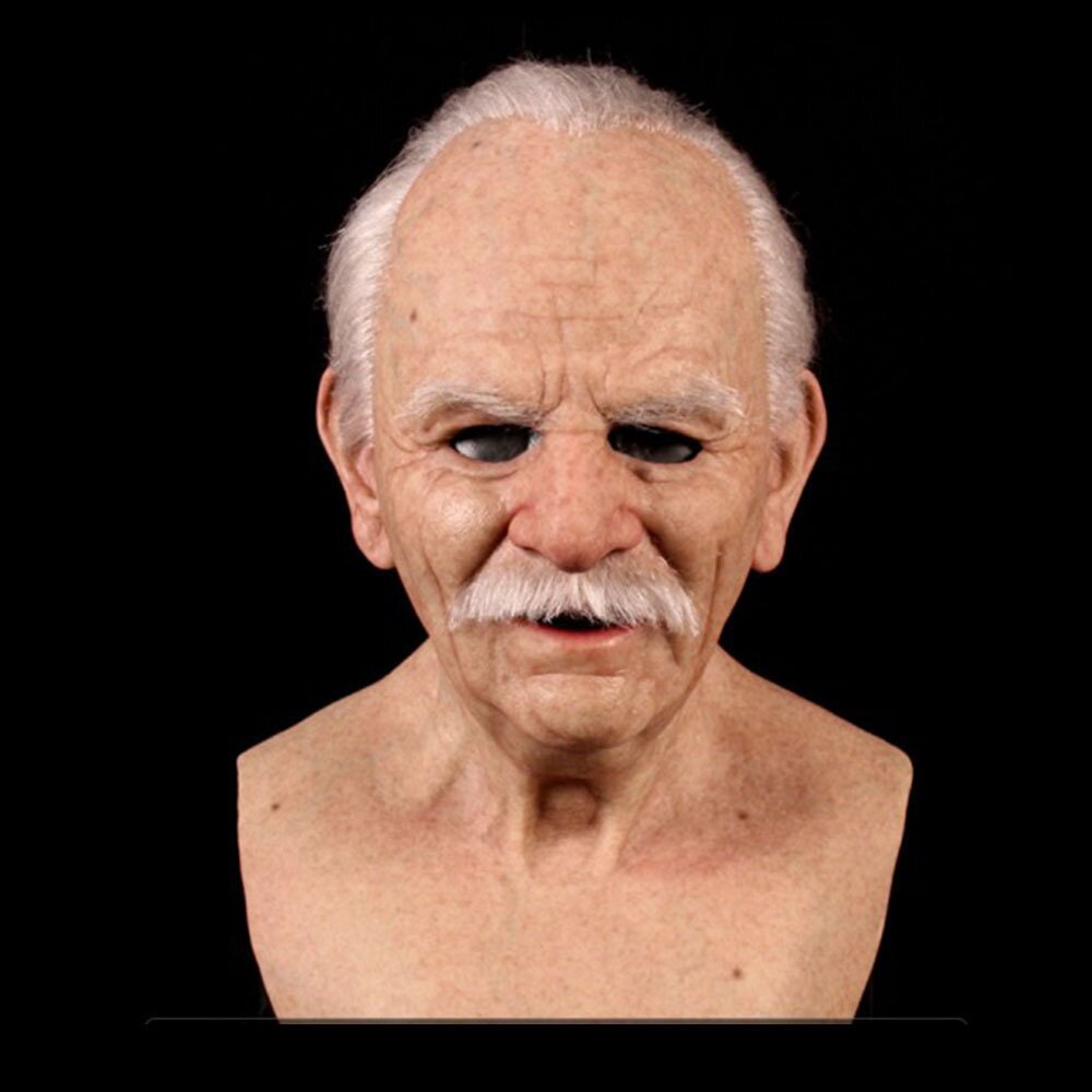 Griezelig Oudeman Masker – Realistisch Latex Halloween Masker voor Volwassenen