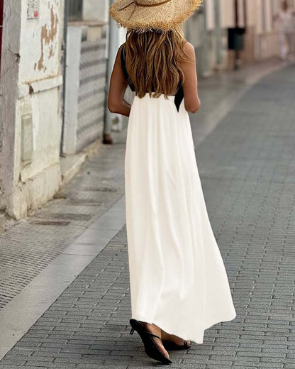 Veloria Halter Midi Jurk Dames