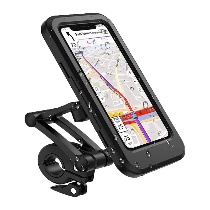 RideCharge Pro – Waterdichte Telefoonhouder met USB- en 15W Draadloos Opladen voor Fiets en E-Bike