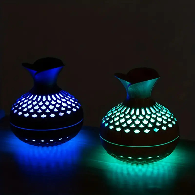 Bloem Aroma Vernevelaar - Moderne Diffuser met Nachtlampje