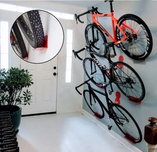 WandGrip Fietshaak – Ruimtebesparende Fietswandhouder van Staal