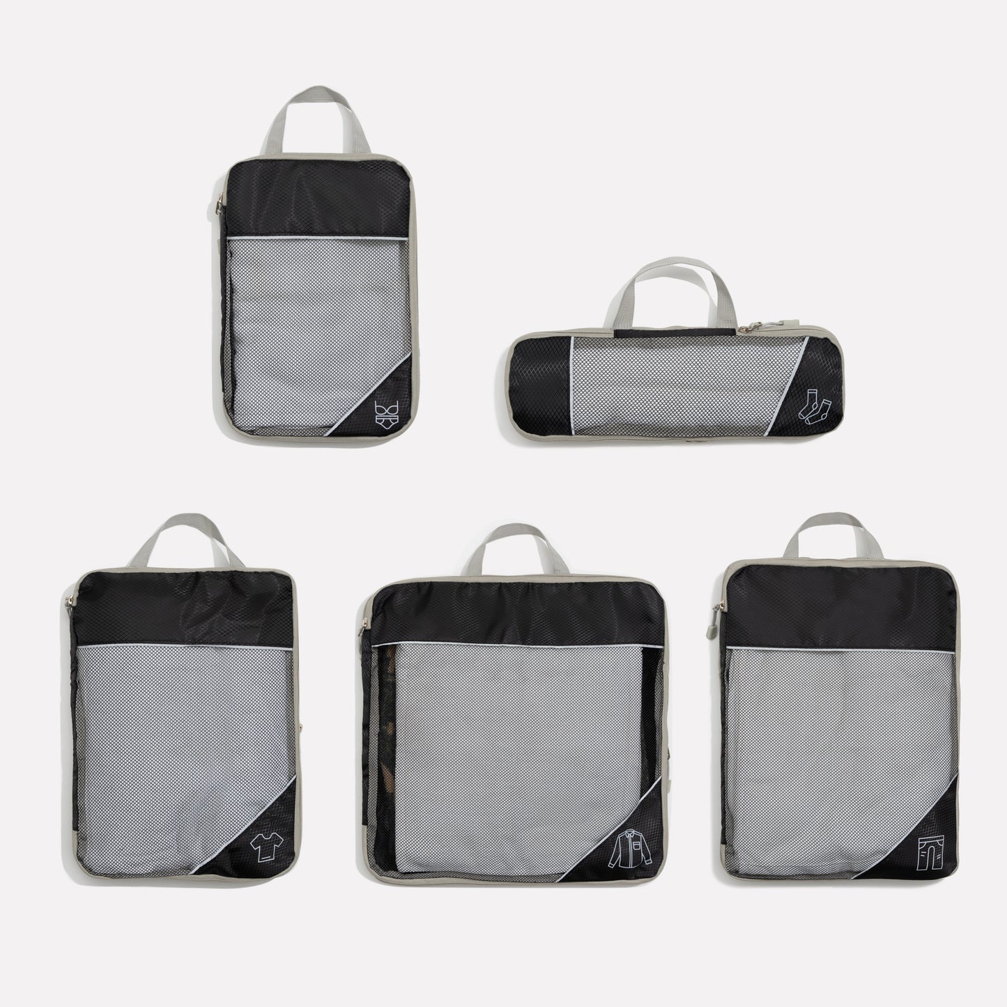 PackMate Compressie Reisset – Ruimtebesparende Reiscubes voor Georganiseerd Inpakken