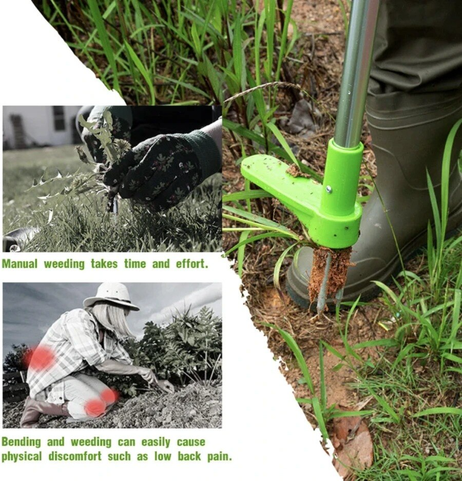 WeedMaster Staande Onkruidtrekker met Telescoopsteel