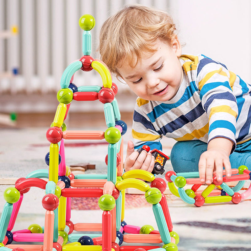 Magnet Construction Magnetisch Bouwspeelgoed – Educatief Montessori Speelgoed vanaf 2 Jaar