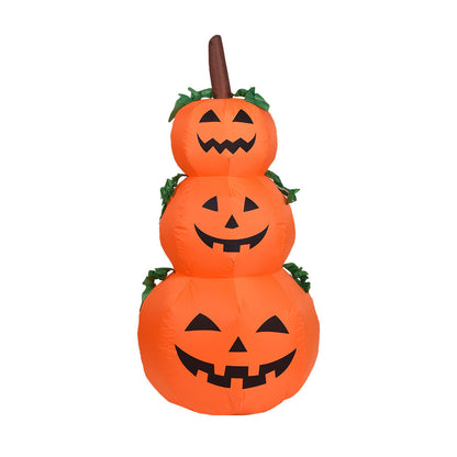 Opblaasbaar Halloween tuinfiguur met geïntegreerde LED-verlichting en grondpennen