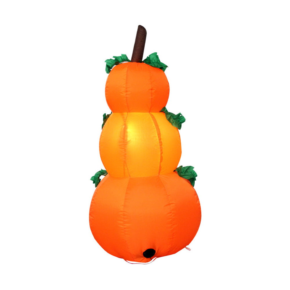 Opblaasbaar Halloween tuinfiguur met geïntegreerde LED-verlichting en grondpennen