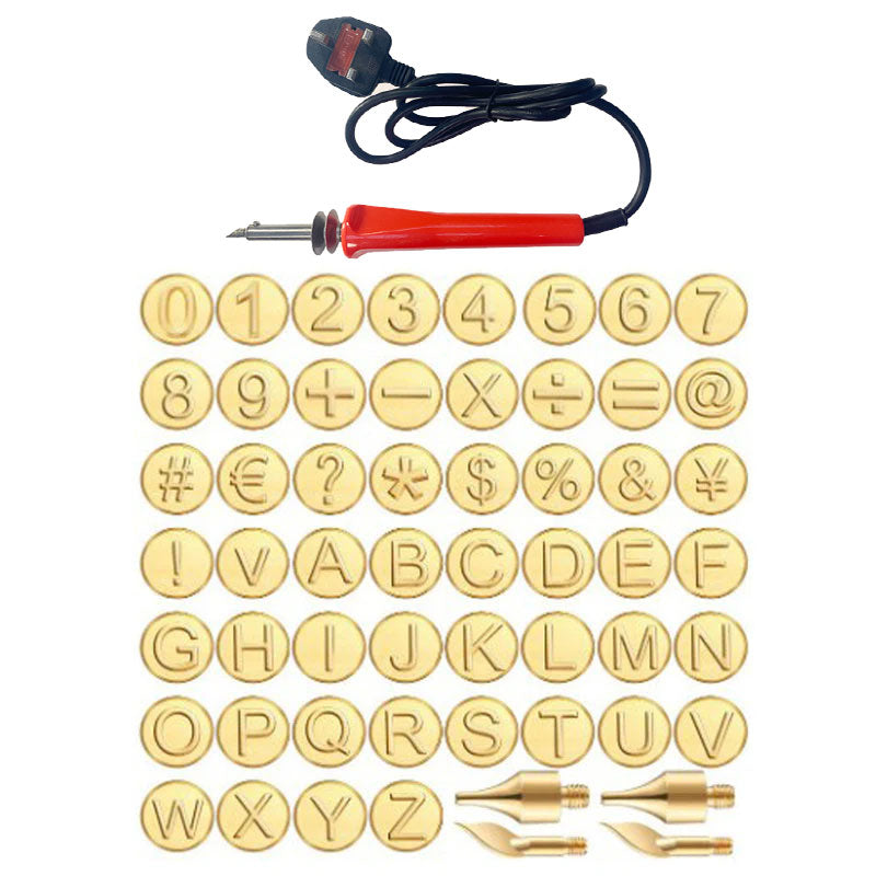 CraftBurn Brandgraveerset – 28/56 Stuks Koppen voor Soldeerbout