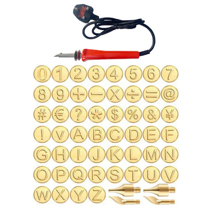 CraftBurn Brandgraveerset – 28/56 Stuks Koppen voor Soldeerbout